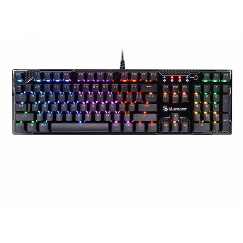 A4TECH Bloody B810R RGB Light Strike Gaming Keyboard — RGB Animation, Blue Switch