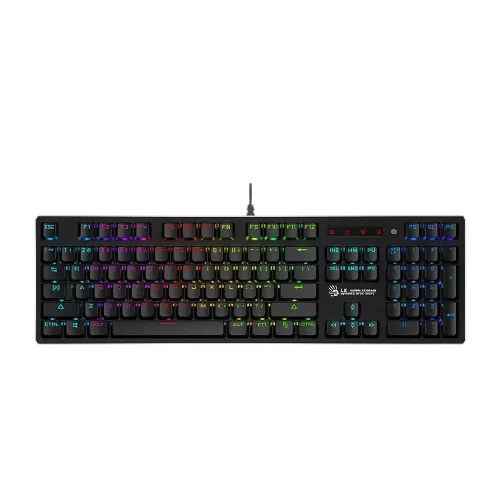 A4TECH Bloody B820R Mechanical Gaming Keyboard — Light Strike RGB Animation, LK Red Switch