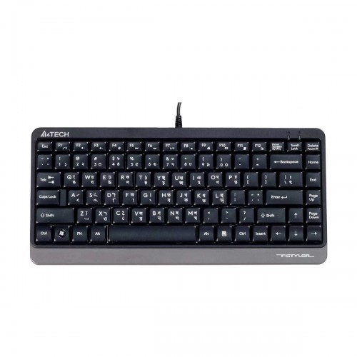 A4TECH FK11 USB Mini Keyboard — With Bangla, Black
