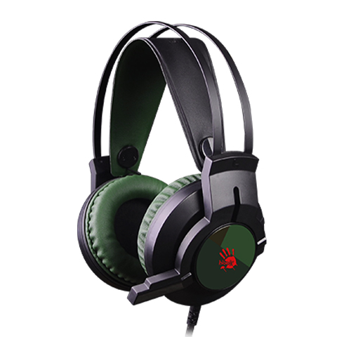 A4TECH Bloody J437 Gaming Headset — Army Green
