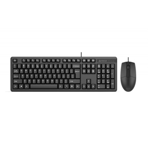 A4tech KK-3330 Keyboard Mouse Combo — USB Multimedia, Black