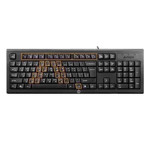 A4TECH KRS-85 USB Keyboard — Laser Engraved, Bangla Layout