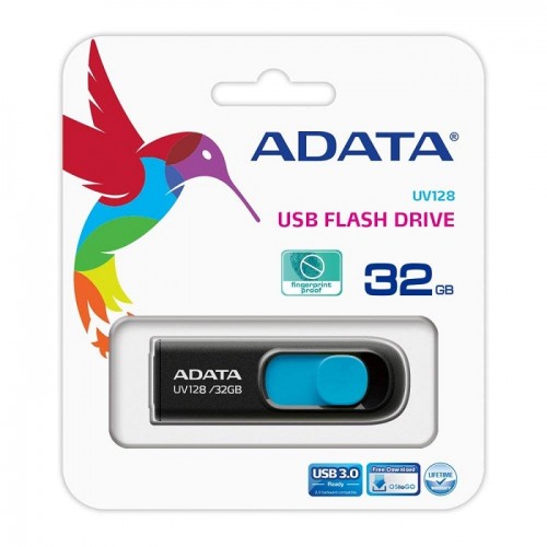 ADATA UV128 Mobile Disk — 32GB, USB 3.2