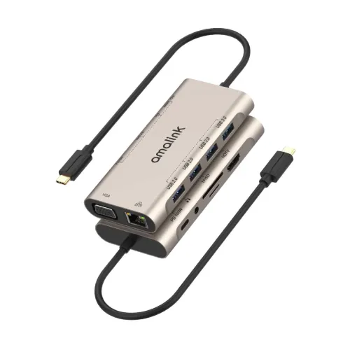 Amalink AL-9591A Type-C Docking Station — 11-in-1