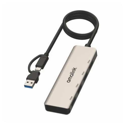 Amalink AL-UCA621 USB Hub — 4-in-2