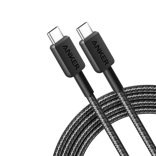 Anker 322 USB-C to USB-C Data Cable — Nylon Braided, 3ft