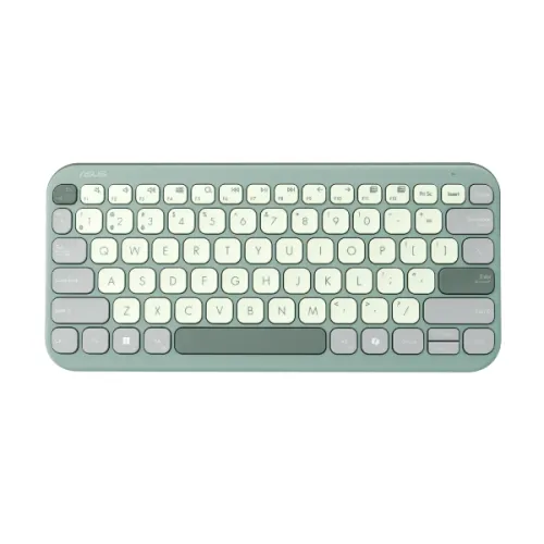 ASUS Marshmallow KW100 Silent Keyboard Green — Wireless