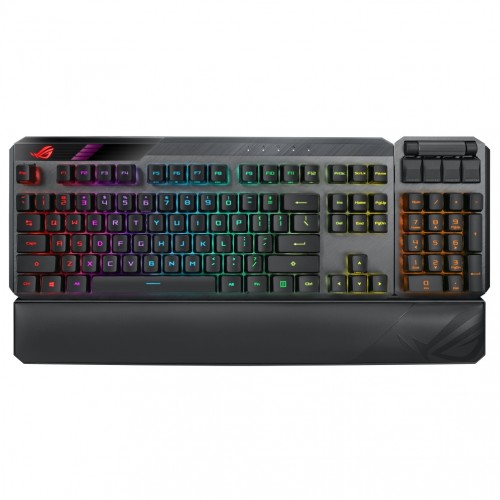 Asus ROG CLAYMORE II Modular Mechanical Gaming Keyboard — TKL, Blue Switch