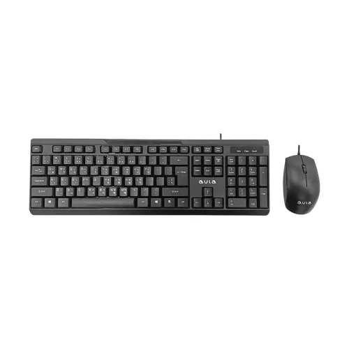 AULA AC101 Keyboard & Mouse Combo — Wired, Bangla Layout