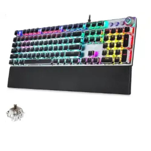 AULA F2088 Mechanical Gaming Keyboard — Wired, Multi-Functional