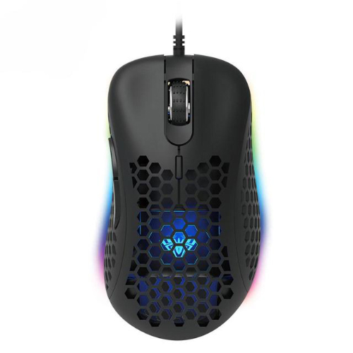 AULA F810 Gaming Mouse — RGB Backlit, Macro, Ultralight Honeycomb Shell, Wired