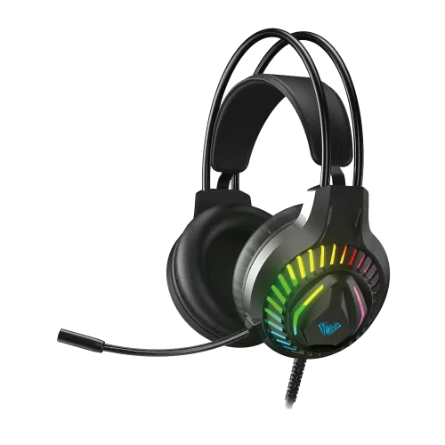 AULA S605 Gaming Headphone — 3.5mm Wired, RGB