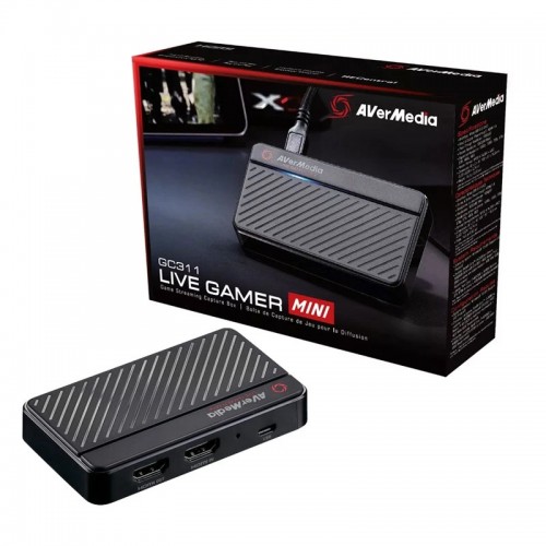 Avermedia GC311 Live Gamer Mini Game Capture Card — Micro USB, Full HD, Black