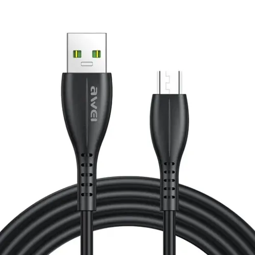 Awei CL-115M USB to Micro USB Cable — 1 Meter, 2.4A Fast Charging