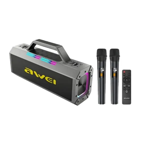 Awei KT8 Karaoke Wireless Speaker — With Dual Microphone