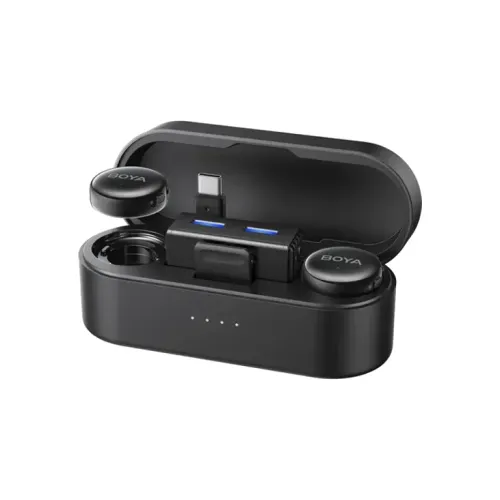 Boya BOYALINK 3 Wireless Microphone System — AI-Powered Button
