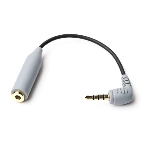 BOYA BY-CIP2 Microphone Adapter Cable — 3.5mm TRRS Male to TRS Female