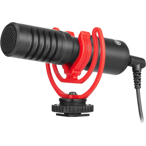 Boya BY-MM1+ Condenser Shotgun Microphone — Super-cardioid