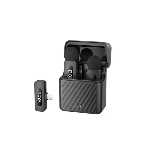 BOYA BY-V30 Wireless Microphone System — 2.4 GHz, Dual-Channel