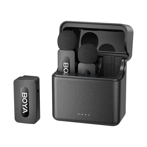 BOYA BY-V35 Wireless Microphone For Camera — 2.4 GHz, Dual-Channel