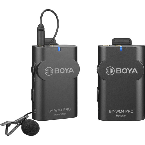 BOYA BY-WM4 Pro Lavalier Microphone System — Wireless