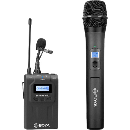 Boya BY-WM8 PRO-K3 Wireless Handheld Microphone System — UHF, Camera-Mount