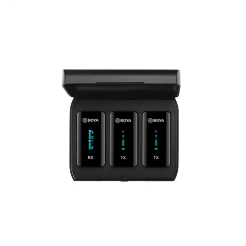 BOYA BY-XM6-K2 Wireless Microphone System Kit — 2.4GHz, Ultra-Compact