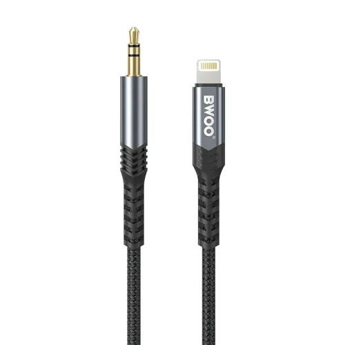 BWOO BO-AUX068 Audio Converter — Lightning to 3.5mm, 1.2 Meter