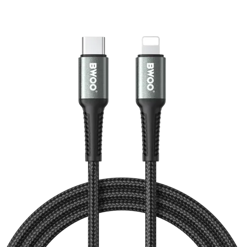 BWOO BO-X288C-L Cable — Type-C to Lightning, 27W, 1M