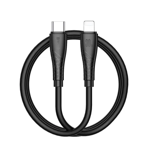 BWOO BO-X318CL Type-C to Lightning Cable — 30W, 1M Length