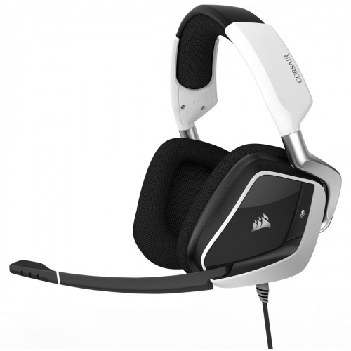 Corsair Void Elite USB Gaming Headphone — RGB, Premium 7.1, White