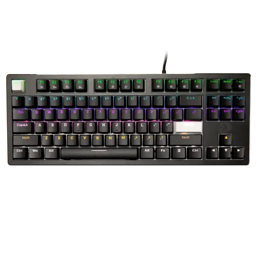 Dareu EK87 V2 Mechanical Gaming Keyboard — Wired, Rainbow RGB, Brown Switch