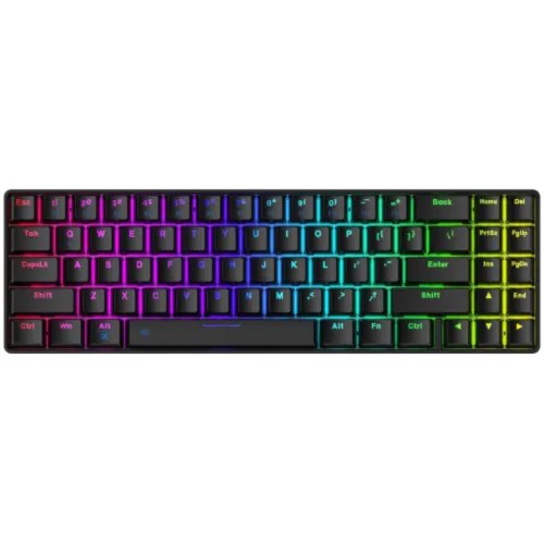 Dareu EK871 GTR Mechanical Keyboard — Hot Swappable, Wireless, Red Switch, RGB
