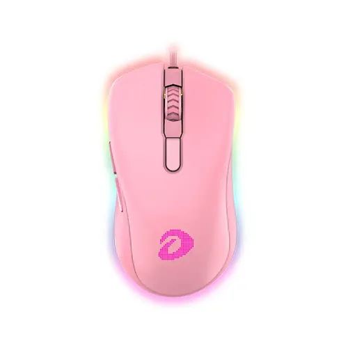 Dareu EM908 Victor Gaming Mouse — RGB, Pink