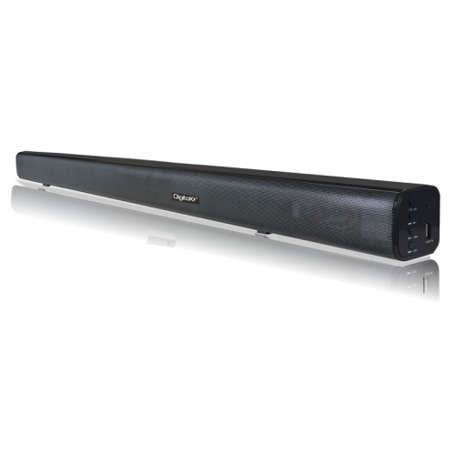 DigitalX XS6 Single Soundbar — Bluetooth, Black, 24W