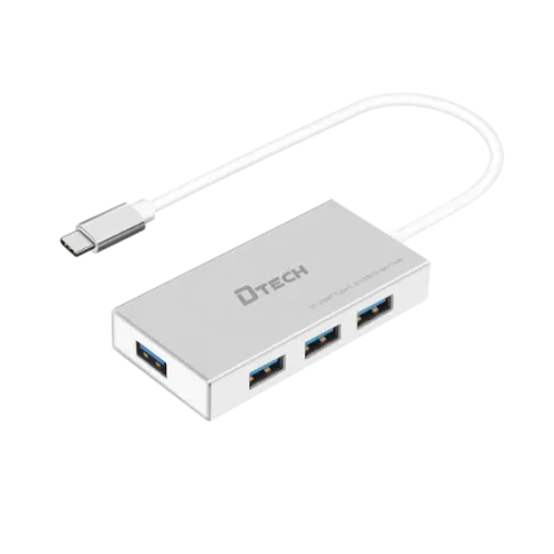 Dtech DT-3308 Type-C Hub — 4 Port