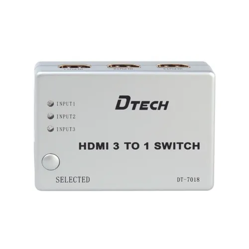 Dtech DT-7018 HDMI Switch — 3-in-1