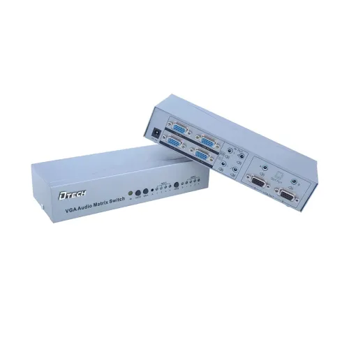 Dtech DT-7026 VGA Matrix Switcher — 4 In 2