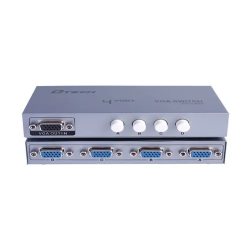Dtech DT-7034 VGA Switcher — 4-in-1