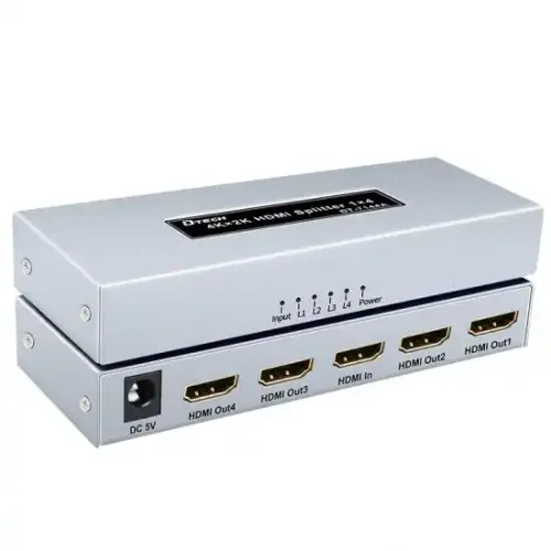 DTECH DT-7144A HDMI Splitter 1x4 — 4Kx2K