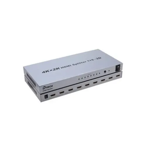 Dtech DT-7148 HDMI Splitter — 4K, 8 Port