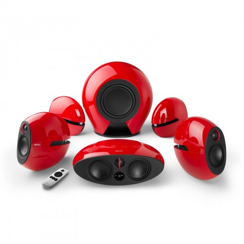 Edifier E255 Luna E Speaker — 5.1 Surround Sound, Red