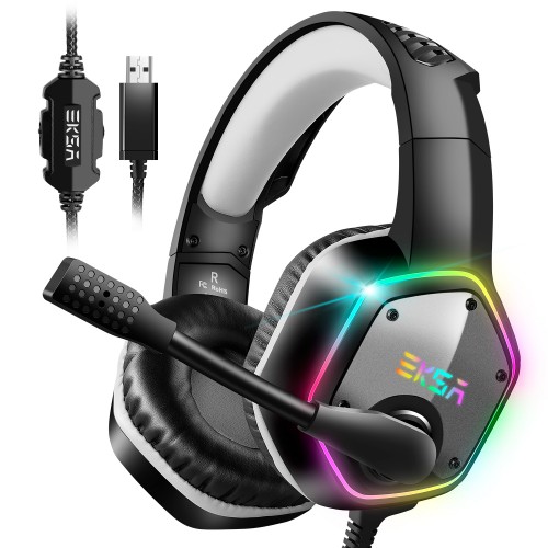 EKSA E1000 Wired USB Gaming Headset — 7.1 Surround Sound