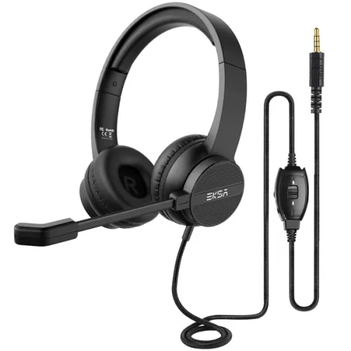 EKSA H12 Telecom Headset — 3.5mm Wired