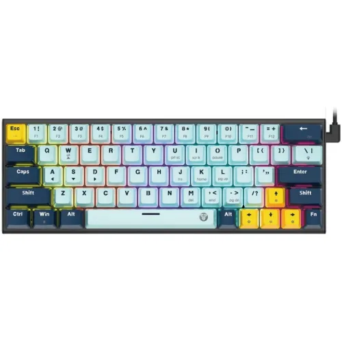 Fantech ATOM63 MK874V2 Gaming Mechanical Keyboard — RGB, Red Switch