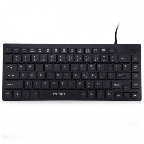 Fantech K3M Mini USB Keyboard — Multimedia, Black