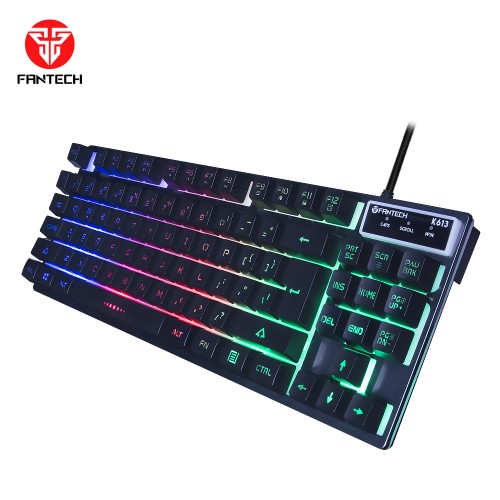 Fantech K613 Fighter TKL Gaming Keyboard — Black, Without Num Pad