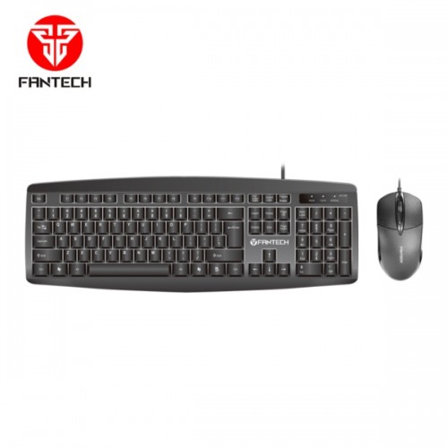 Fantech KM100 Keyboard Mouse Combo — USB, Black