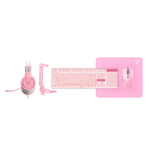Fantech P51 Sakura Edition Gaming Combo — 5-in-1, Pink