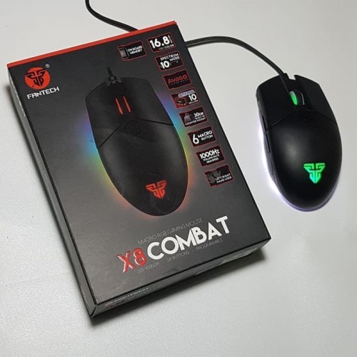 Fantech X8 Combat Gaming Mouse — Macro RGB
